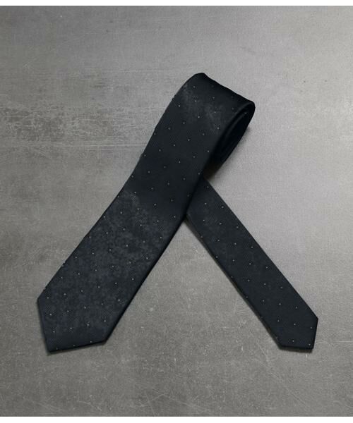 NEWYORKER / ニューヨーカー ネクタイ | インディゴカラー ドット ネクタイ | 詳細1