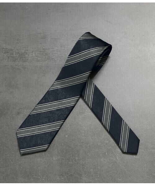 NEWYORKER / ニューヨーカー ネクタイ | バスケット ストライプ ネクタイ | 詳細7