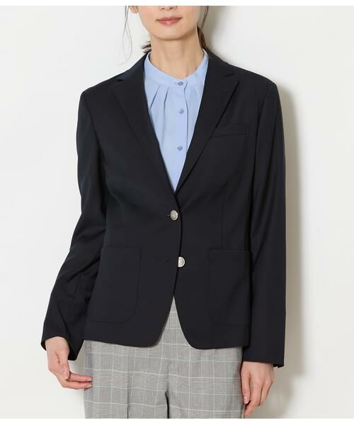 NEWYORKER / ニューヨーカー テーラードジャケット | ウールオックス シングルブレザー | 詳細1