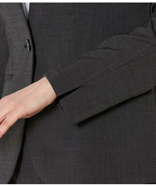 NEWYORKER / ニューヨーカー テーラードジャケット | ウールピンヘッド 1釦カラーレスジャケット | 詳細4