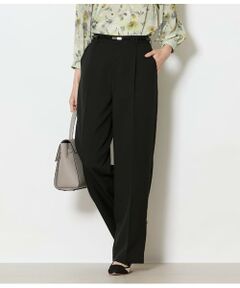 NEWYORKER / ニューヨーカー スラックス・ドレスパンツ | ブライトツイル 1タックワイドパンツ