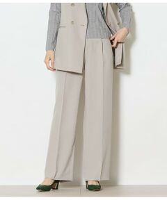 NEWYORKER / ニューヨーカー スラックス・ドレスパンツ | ブライトツイル 1タックワイドパンツ