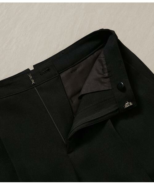 NEWYORKER / ニューヨーカー スラックス・ドレスパンツ | ブライトツイル 1タックワイドパンツ | 詳細5