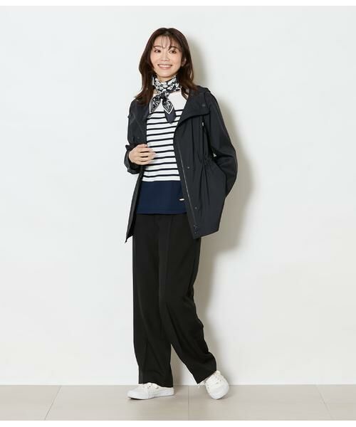 NEWYORKER / ニューヨーカー スラックス・ドレスパンツ | ブライトツイル 1タックワイドパンツ | 詳細9