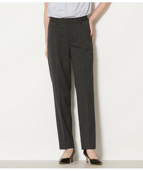 NEWYORKER / ニューヨーカー スラックス・ドレスパンツ | ウールピンヘッド テーパードパンツ | 詳細11