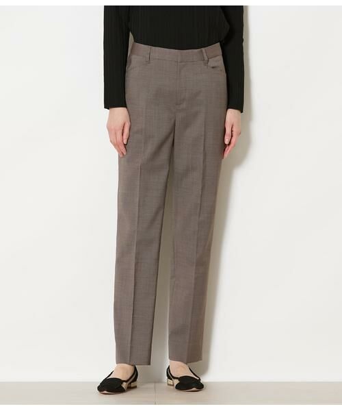 NEWYORKER / ニューヨーカー スラックス・ドレスパンツ | ウールピンヘッド テーパードパンツ | 詳細18