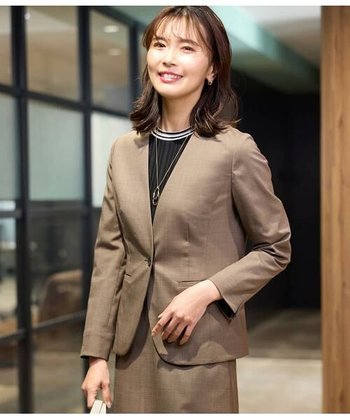 NEWYORKER / ニューヨーカー ニット・セーター | コットンポリエステル 配色クルーネックリブプルオーバー | 詳細13