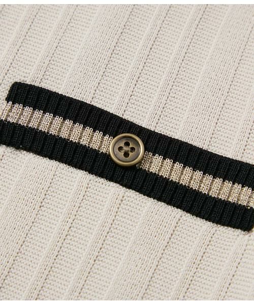 NEWYORKER / ニューヨーカー ニット・セーター | コットンポリエステル 配色クルーネックリブプルオーバー | 詳細7