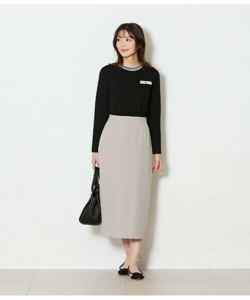 NEWYORKER / ニューヨーカー ニット・セーター | コットンポリエステル 配色クルーネックリブプルオーバー | 詳細9