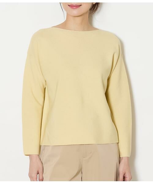 NEWYORKER / ニューヨーカー ニット・セーター | TCホールガーメント(R)  ボートネックニットプルオーバー | 詳細12