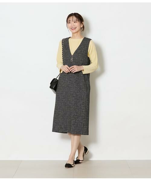 NEWYORKER / ニューヨーカー ニット・セーター | TCホールガーメント(R)  ボートネックニットプルオーバー | 詳細14