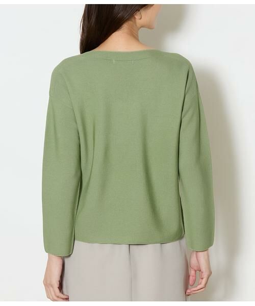 NEWYORKER / ニューヨーカー ニット・セーター | TCホールガーメント(R)  ボートネックニットプルオーバー | 詳細2