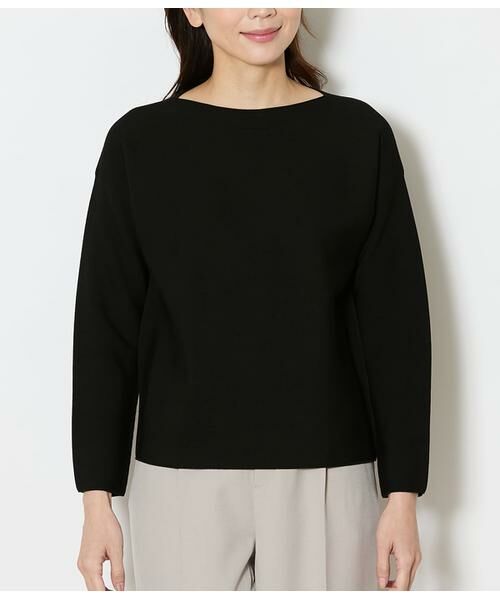 NEWYORKER / ニューヨーカー ニット・セーター | TCホールガーメント(R)  ボートネックニットプルオーバー | 詳細9