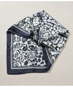 NEWYORKER / ニューヨーカー バンダナ・スカーフ | バイカラーフラワースカーフ