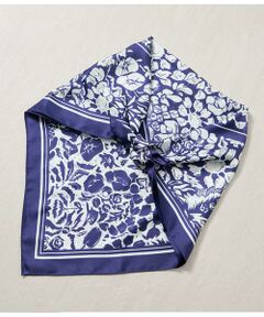 NEWYORKER / ニューヨーカー バンダナ・スカーフ | バイカラーフラワースカーフ