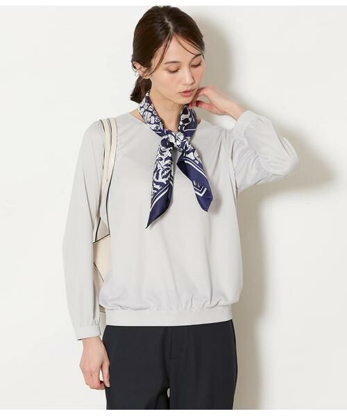 NEWYORKER / ニューヨーカー バンダナ・スカーフ | バイカラーフラワースカーフ | 詳細2