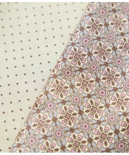 NEWYORKER / ニューヨーカー バンダナ・スカーフ | 小紋×ピンドット 剣先スカーフ | 詳細8