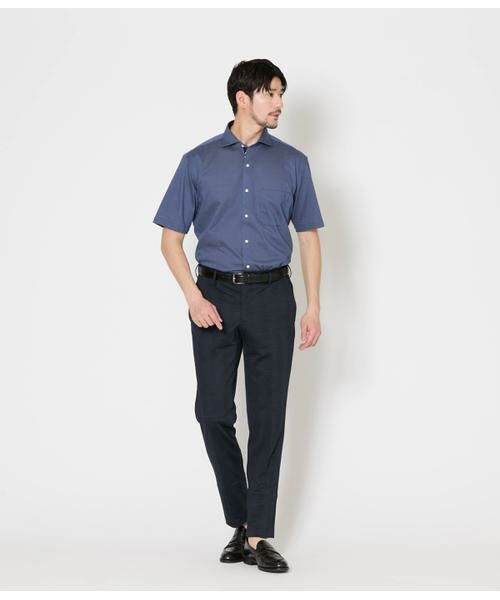 NEWYORKER / ニューヨーカー セットアップ | MOVING COMFORT グレンチェック ジャージー ウエストアジャストパンツ(セットアップ対応) | 詳細15