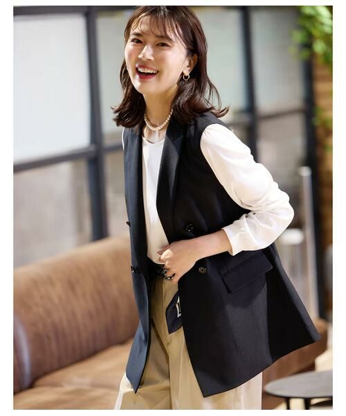 NEWYORKER / ニューヨーカー カットソー | ポリエステルスムース シャーリングTブラウス | 詳細13