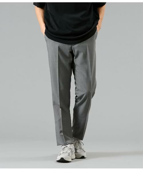 NEWYORKER / ニューヨーカー スラックス・ドレスパンツ | COOL COMFORT 無地 スラックス(ライトグレー)