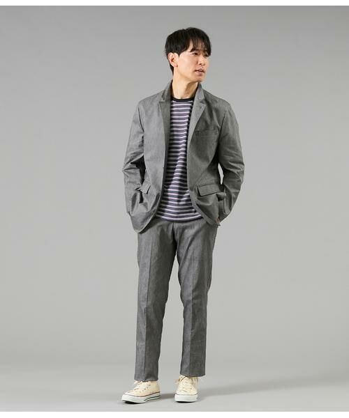 NEWYORKER / ニューヨーカー セットアップ | ムーンフェイス ウエストアジャストパンツ(セットアップ対応) | 詳細7