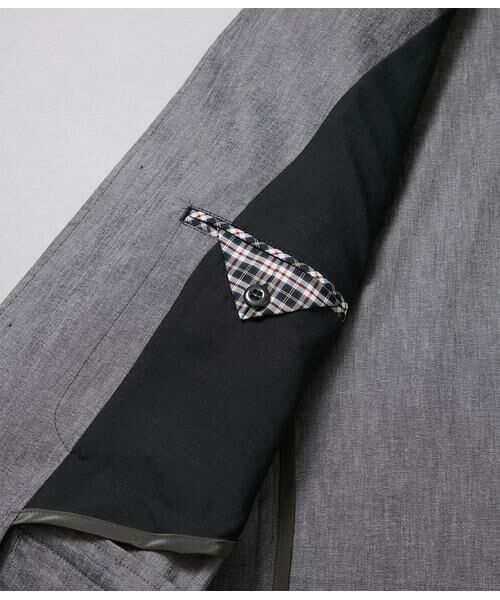 NEWYORKER / ニューヨーカー セットアップ | ムーンフェイス コンバーチブルカラージャケット(セットアップ対応） | 詳細11