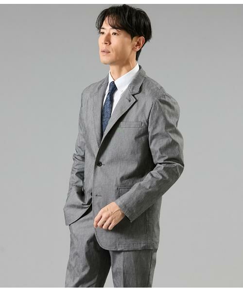 NEWYORKER / ニューヨーカー セットアップ | ムーンフェイス コンバーチブルカラージャケット(セットアップ対応） | 詳細15