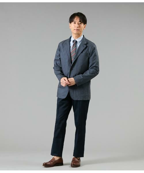 NEWYORKER / ニューヨーカー セットアップ | ムーンフェイス コンバーチブルカラージャケット(セットアップ対応） | 詳細18