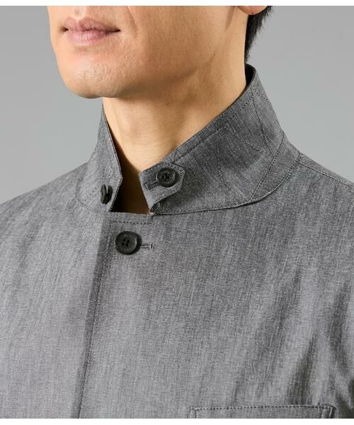 NEWYORKER / ニューヨーカー セットアップ | ムーンフェイス コンバーチブルカラージャケット(セットアップ対応） | 詳細3