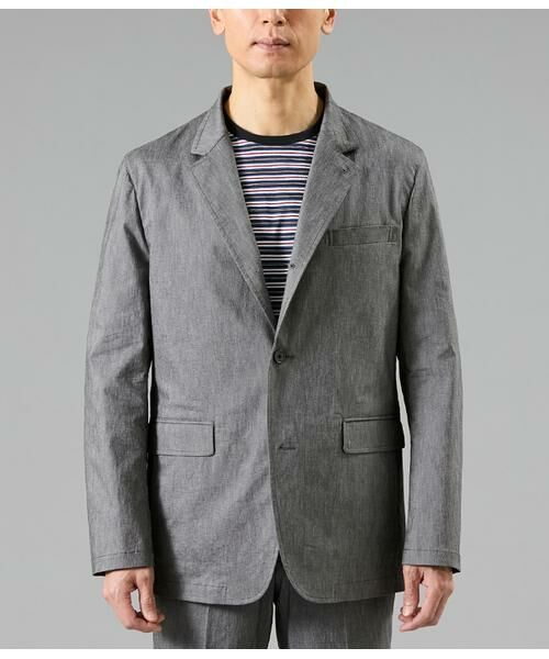 NEWYORKER / ニューヨーカー セットアップ | ムーンフェイス コンバーチブルカラージャケット(セットアップ対応） | 詳細5