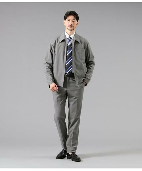 NEWYORKER / ニューヨーカー レザーブルゾン・ジャケット | FLEX COMFORT スイングトップ ブルゾン(セットアップ対応) | 詳細8