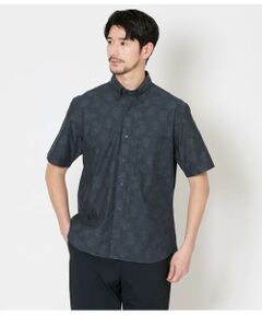 NEWYORKER / ニューヨーカー シャツ・ブラウス | バタフライジャカード 半袖ショートボタンダウンシャツ