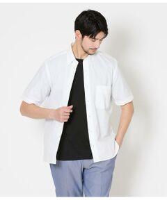 NEWYORKER / ニューヨーカー シャツ・ブラウス | ランダムサッカー 半袖ショートボタンダウンシャツ