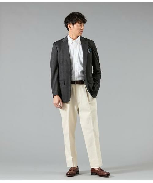 NEWYORKER / ニューヨーカー シャツ・ブラウス | ランダムサッカー 半袖ショートボタンダウンシャツ | 詳細9