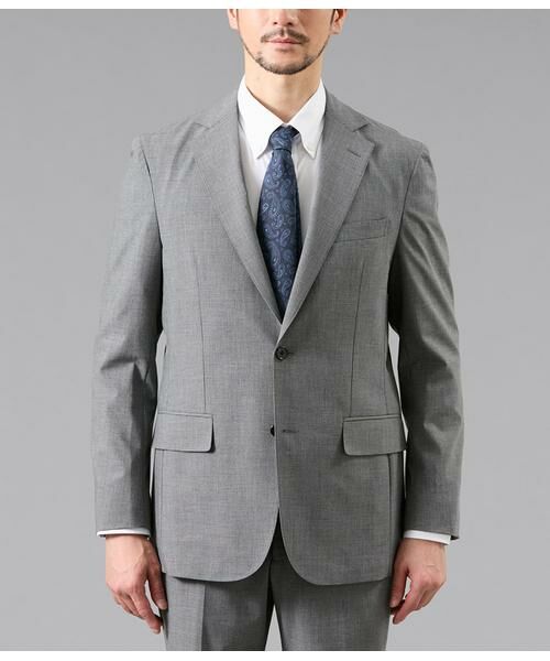 NEWYORKER / ニューヨーカー セットアップ | FLEX COMFORT 千鳥 ジャージー ジャケット(セットアップ対応) | 詳細1