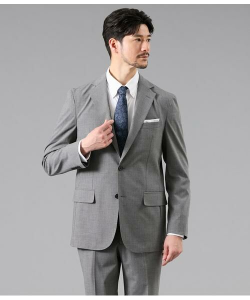 NEWYORKER / ニューヨーカー セットアップ | FLEX COMFORT 千鳥 ジャージー ジャケット(セットアップ対応) | 詳細10