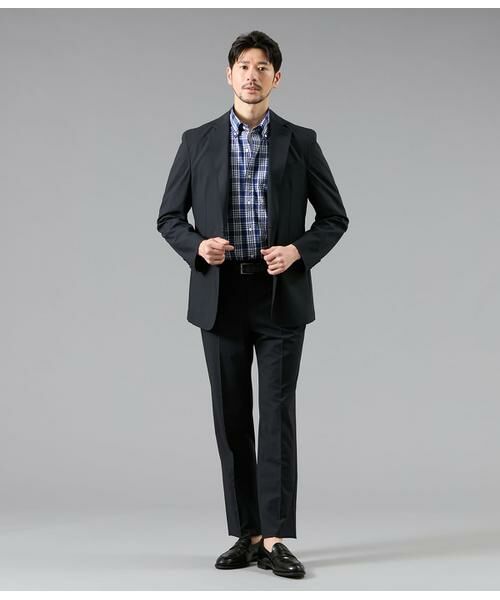 NEWYORKER / ニューヨーカー セットアップ | FLEX COMFORT 千鳥 ジャージー ジャケット(セットアップ対応) | 詳細14