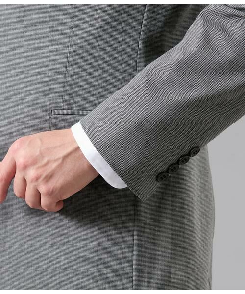 NEWYORKER / ニューヨーカー セットアップ | FLEX COMFORT 千鳥 ジャージー ジャケット(セットアップ対応) | 詳細4