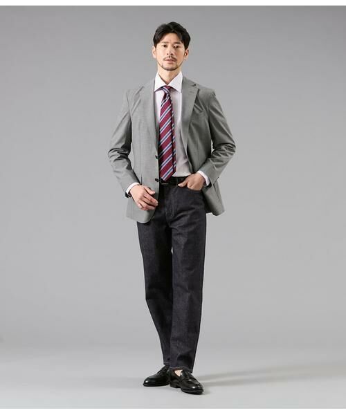 NEWYORKER / ニューヨーカー セットアップ | FLEX COMFORT 千鳥 ジャージー ジャケット(セットアップ対応) | 詳細9