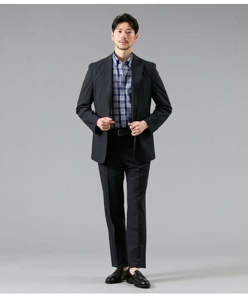 NEWYORKER / ニューヨーカー セットアップ | FLEX COMFORT 千鳥 ジャージー スラックス(セットアップ対応) | 詳細11