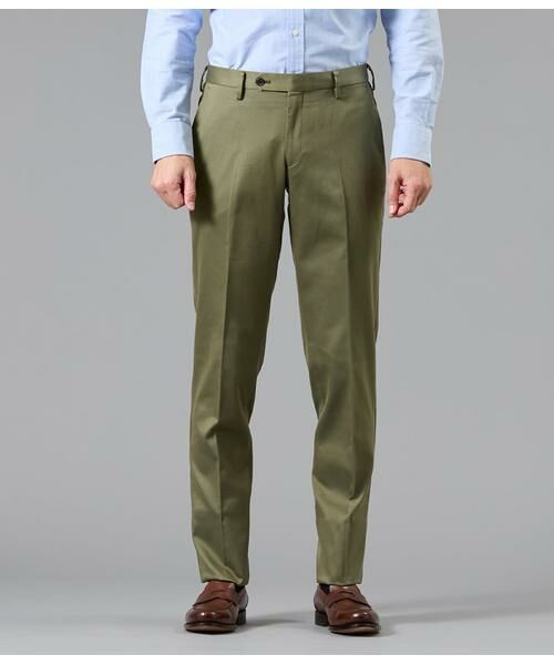 NEWYORKER / ニューヨーカー チノ・ワークパンツ | コットンチノ ノータックスリムパンツ | 詳細1