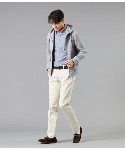 NEWYORKER / ニューヨーカー チノ・ワークパンツ | コットンチノ ノータックスリムパンツ | 詳細12