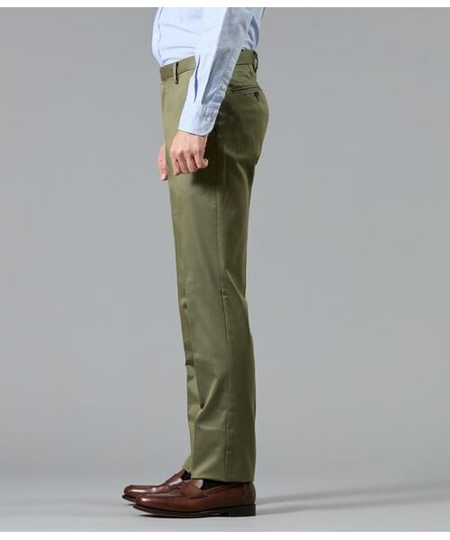 NEWYORKER / ニューヨーカー チノ・ワークパンツ | コットンチノ ノータックスリムパンツ | 詳細2