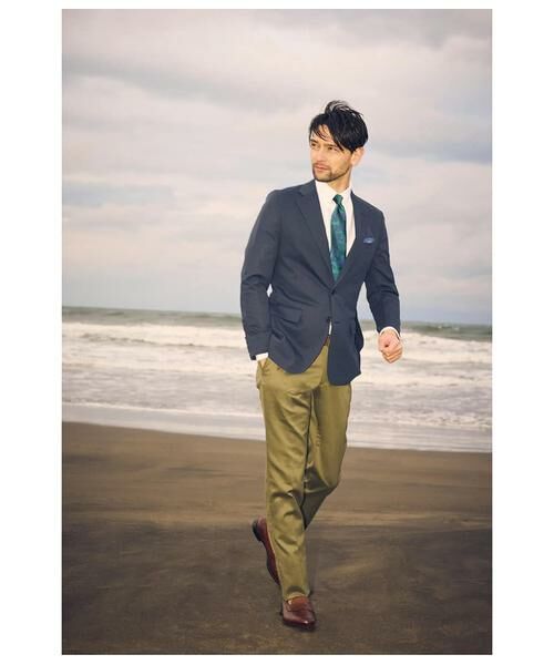 NEWYORKER / ニューヨーカー チノ・ワークパンツ | コットンチノ ノータックスリムパンツ | 詳細21