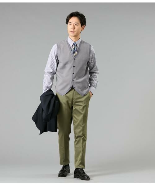 NEWYORKER / ニューヨーカー チノ・ワークパンツ | コットンチノ ノータックスリムパンツ | 詳細22