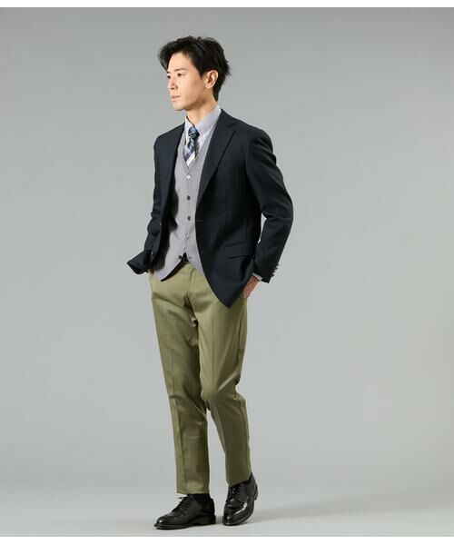 NEWYORKER / ニューヨーカー チノ・ワークパンツ | コットンチノ ノータックスリムパンツ | 詳細23