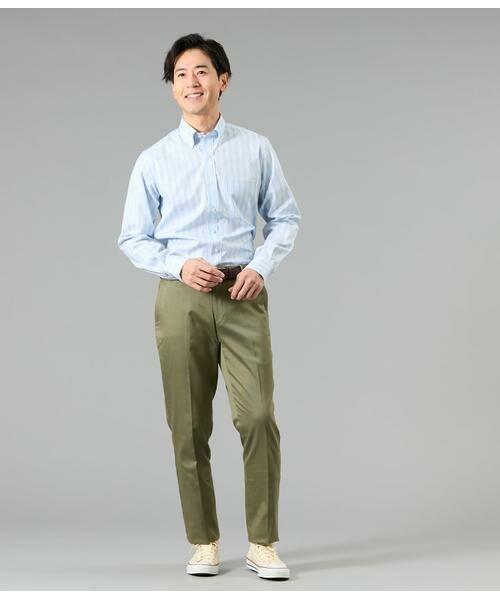 NEWYORKER / ニューヨーカー チノ・ワークパンツ | コットンチノ ノータックスリムパンツ | 詳細25