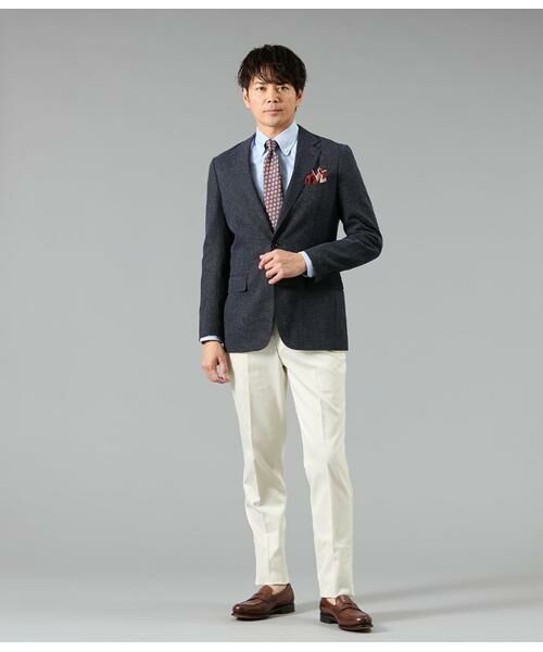 NEWYORKER / ニューヨーカー チノ・ワークパンツ | コットンチノ ノータックスリムパンツ | 詳細28