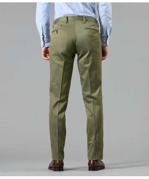 NEWYORKER / ニューヨーカー チノ・ワークパンツ | コットンチノ ノータックスリムパンツ | 詳細3