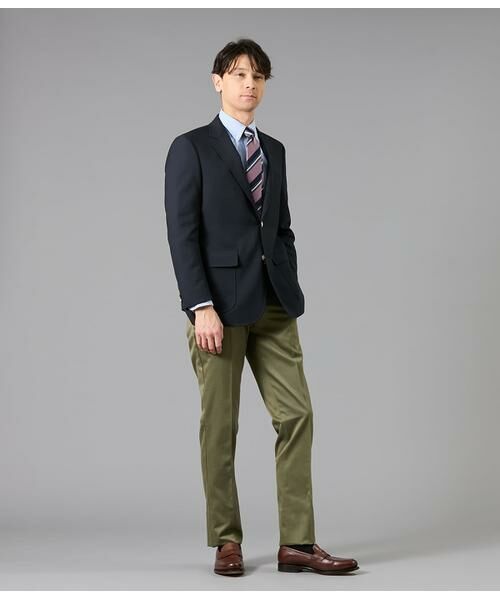 NEWYORKER / ニューヨーカー チノ・ワークパンツ | コットンチノ ノータックスリムパンツ | 詳細6